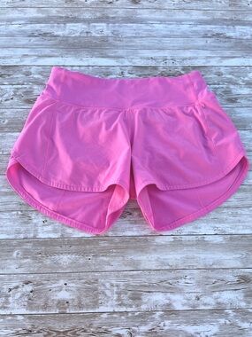 Lululemon Speed Up Short W4 Tall Mid Rise - Rare Hot Pink